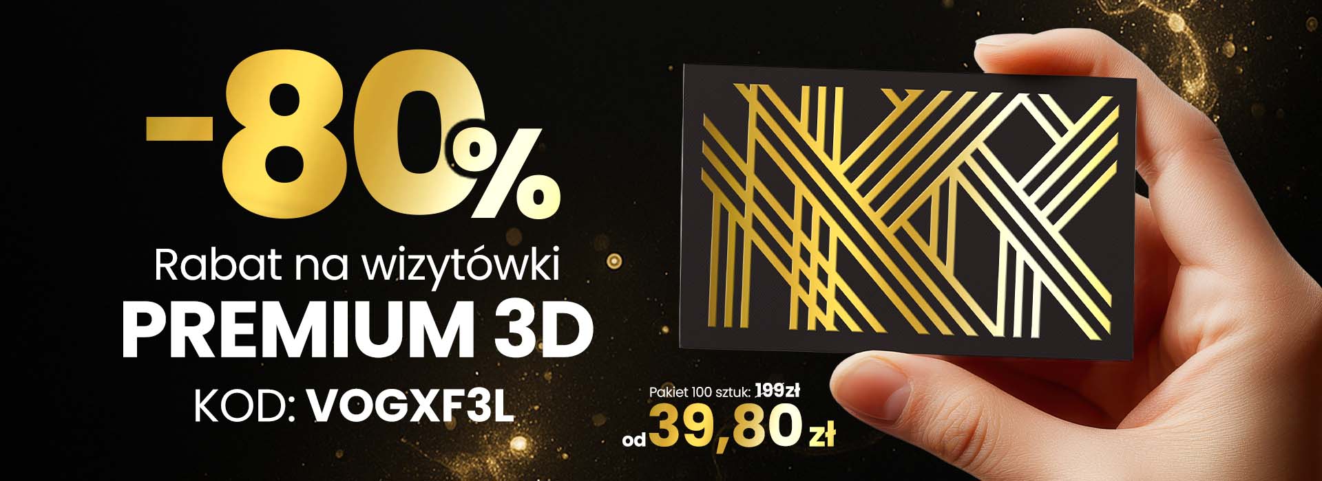 Wizytówki Premium 3D