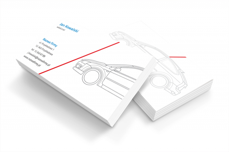 wizytówka dla mechaników