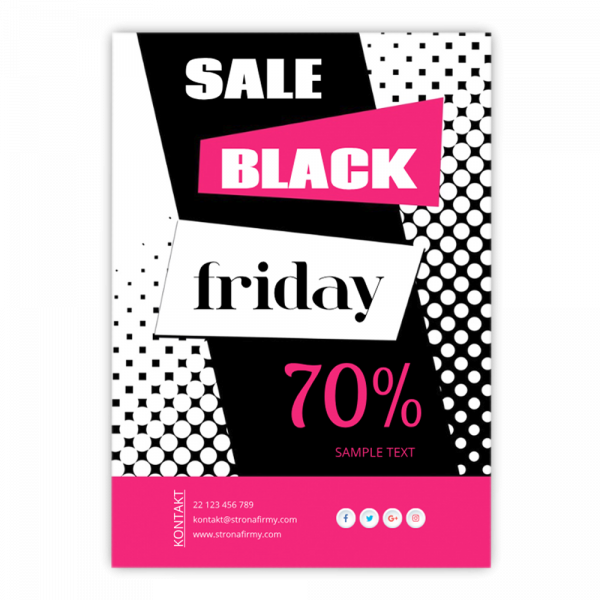 Szablon Sale Black Friday