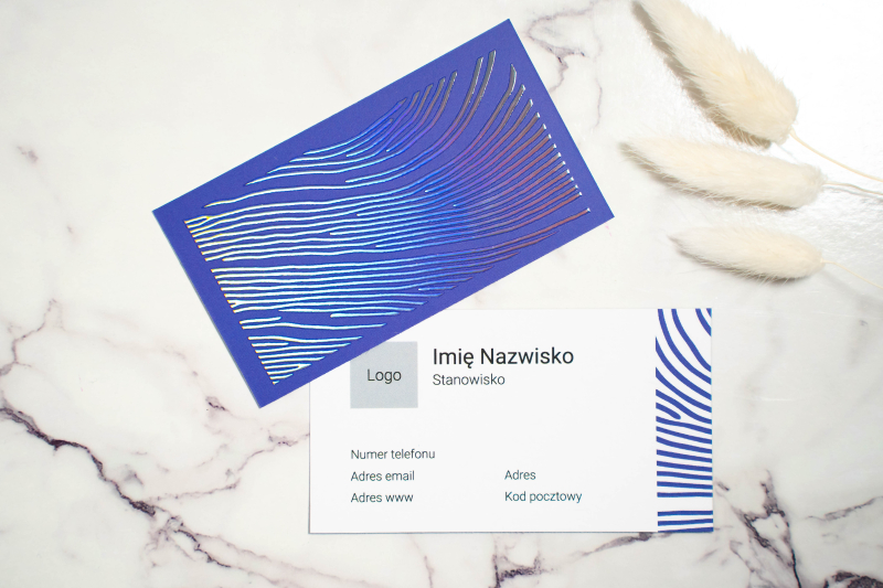 Wizytówki Premium 3D Linie