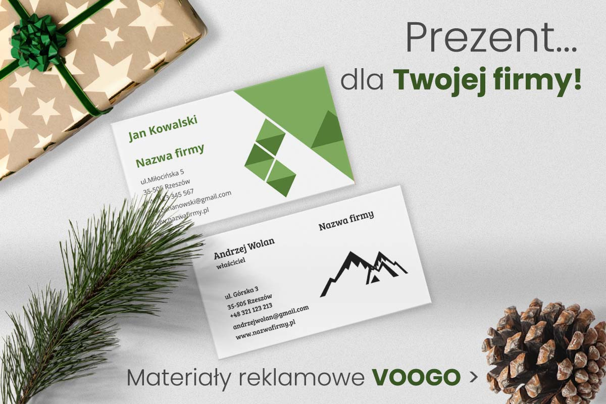 Zaprezentuj swoją firmę na Święta - materiały reklamowe VOOGO w kampaniach świątecznych