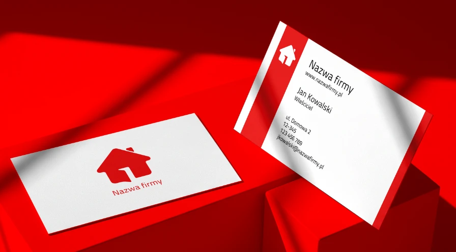 Wizytówka – jak zrobić spady?