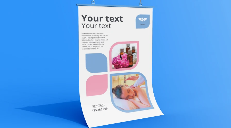 Jak powinien wyglądać plakat salonu kosmetycznego?